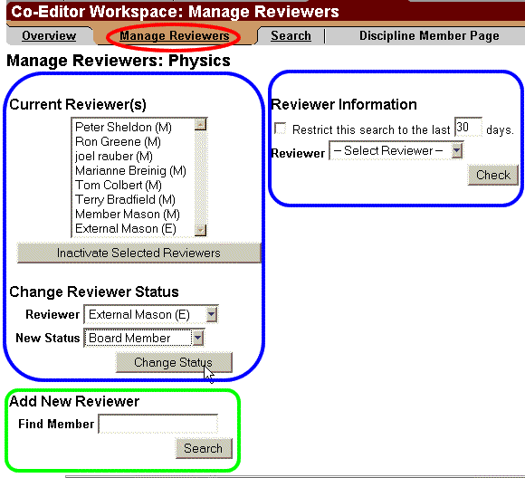 Reviewer Management